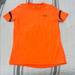 Under Armour Vibrant Orange Tee with Black Details